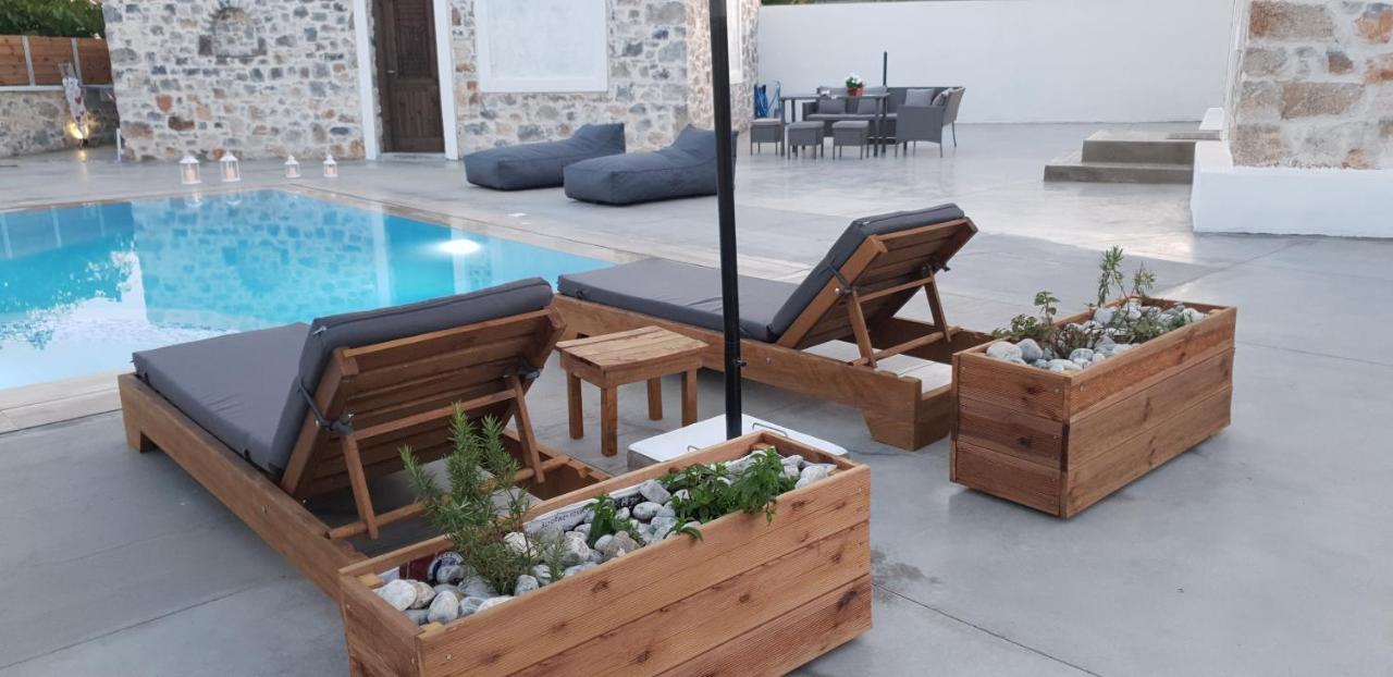 Double Bee Villa With Private Pool Agios Konstantinos  Экстерьер фото